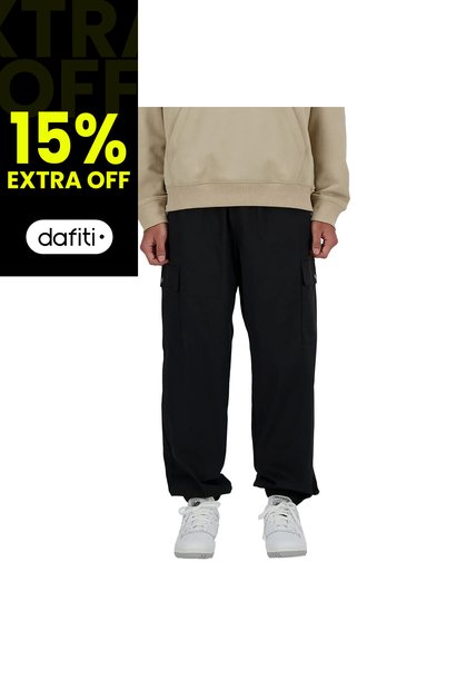 Pantalon New Balance Original Bk-Athletics Negro Para Hombre