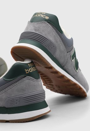 Tenis Lifestyle Gris-Verde-Marfil New Balance 574