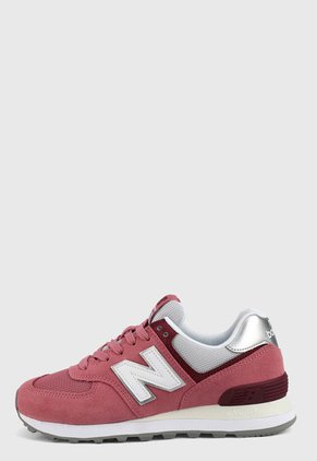 Tenis Lifestyle Rosa-Blanco New Balance 574
