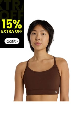 Top Deportivo New Balance Originals Ess Yoga Café Para Mujer New Balance