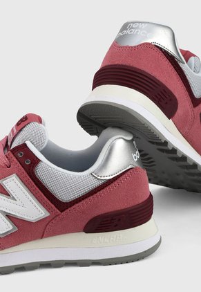 Tenis Lifestyle Rosa-Blanco New Balance 574