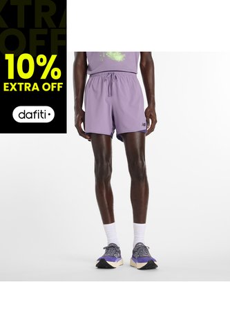 Pantaloneta New Balance Original RcEss 5 Violeta Para Hombre New Balance
