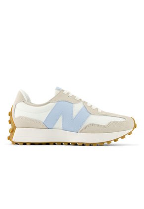 Tenis New Balance 327 Mujer-Beige/Azul