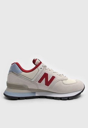 Tenis Lifestyle Beige-Rojo-Azul New Balance 574