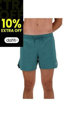 Pantaloneta New Balance Originales RC 5'' Verde Para Hombres New Balance