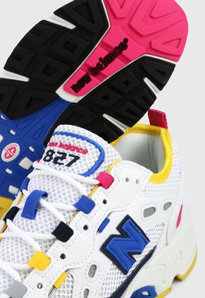 Tenis Lifestyle Blanco-Multicolor New Balance ML827V2