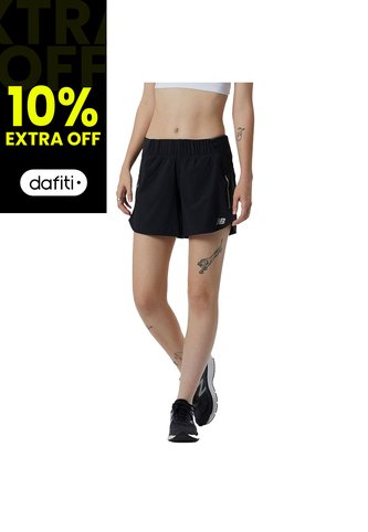 Pantalon New Balance Original Bk-Impact Run Negro Para Mujer New Balance