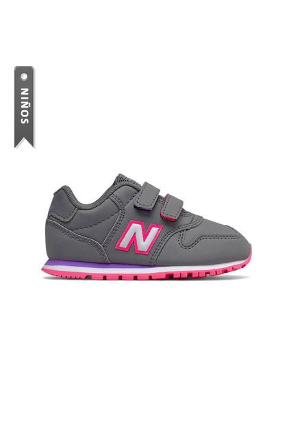 Tenis New Balance Iv500r Para Infantes-Gris Claro