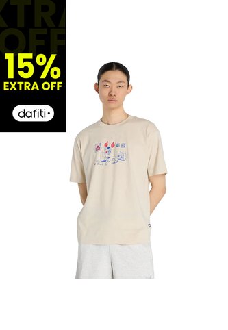 Camisa Deportiva New Balance Originals Graphics Beige Hombre New Balance