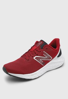 Tenis Running Vinotinto-Blanco-Plateado New Balance Fresh Foam Arishi