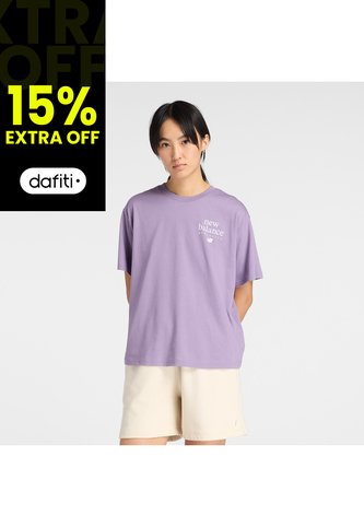 Camisa Deportiva New Balance LC Athletics Violeta Para Mujer New Balance