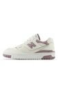 Tenis New Balance 550 Mujer-Blanco/Violeta de New Balance