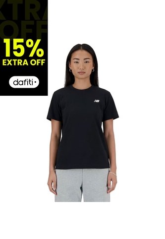 Camisa Deportiva New Balance Original Essentials Negro Mujer New Balance