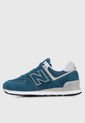 Tenis Lifestyle Azul-Gris-Blanco New Balance 574 de New Balance
