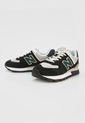 Tenis Lifestyle Negro-Gris-Verde New Balance 574 de New Balance
