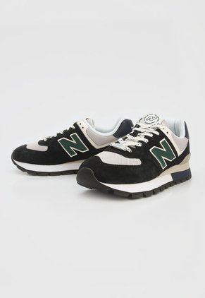 Tenis Lifestyle Negro-Gris-Verde New Balance 574