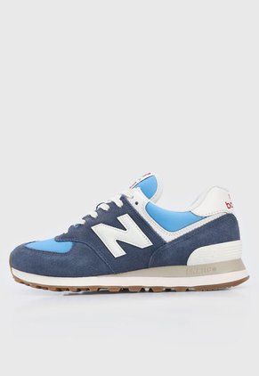 Tenis Lifestyle Azul-Beige-Blanco New Balance 574