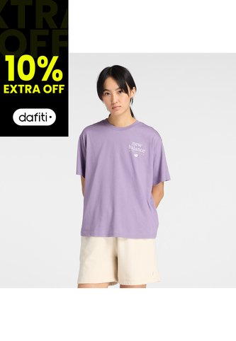Camisa Deportiva New Balance LC Athletics Violeta Para Mujer New Balance