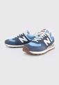 Tenis Lifestyle Azul-Beige-Blanco New Balance 574 de New Balance
