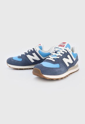 Tenis Lifestyle Azul-Beige-Blanco New Balance 574