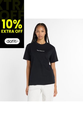 Camisa Deportiva New Balance AthleticScript Negro Para Mujer New Balance
