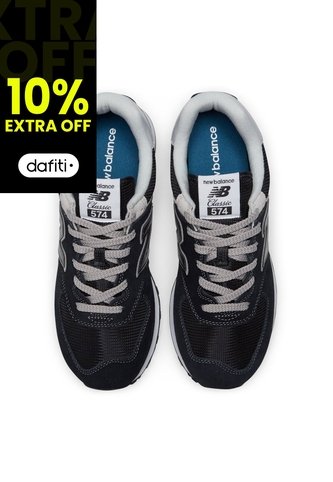 Tenis Deportivos Marca New Balance 574  Negro Para Hombre New Balance