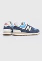 Tenis Lifestyle Azul-Beige-Blanco New Balance 574 de New Balance