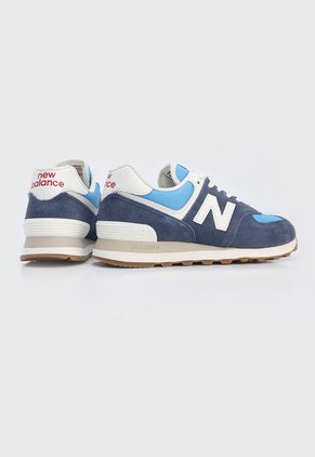Tenis Lifestyle Azul-Beige-Blanco New Balance 574