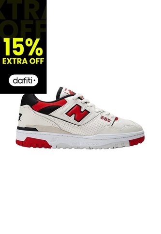 Tenis New Balance 550-Blanco/Rojo New Balance