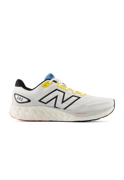 Tenis New Balance Fresh Foam 680 Para Hombre Blanco Running