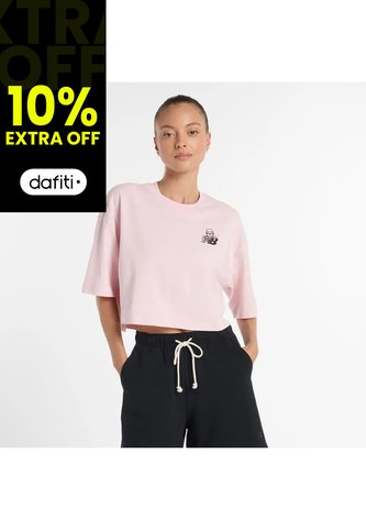 Camisa Deportiva New Balance Originals X Face Oka Rosa Mujer New Balance