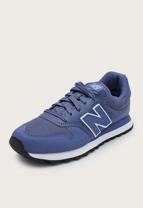 Tenis Lifestyle Azul-Blanco-Negro New Balance 500
