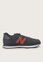 Tenis Lifestyle Negro-Naranja-Blanco New Balance 500 v2 de New Balance