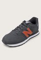Tenis Lifestyle Negro-Naranja-Blanco New Balance 500 v2 de New Balance