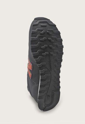 Tenis Lifestyle Negro-Naranja-Blanco New Balance 500 v2