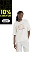 Camisa Deportiva New Balance Originales Graphic Blanco Mujer de New Balance