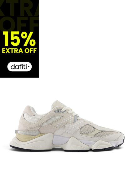 Tenis New Balance 9060 Hombre-Beige/Blanco