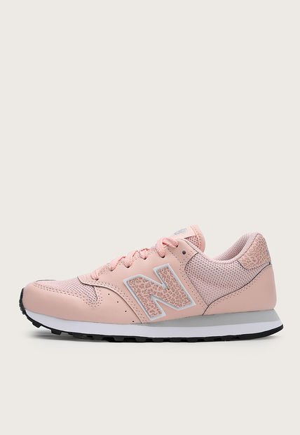 Tenis Lifestyle Palo Rosa-Gris-Blanco New Balance 500