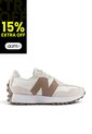 Tenis New Balance 327 Mujer-Beige/Café de New Balance