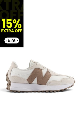 Tenis New Balance 327 Mujer-Beige/Café New Balance