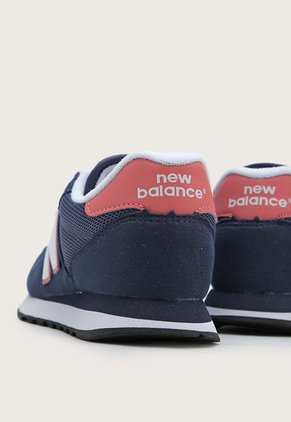 Tenis Lifestyle Azul Navy-Salmón-Negro New Balance 500 v2