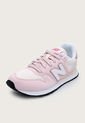 Tenis Lifestyle Rosa-Blanco-Nude New Balance 500 de New Balance