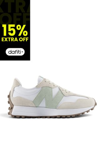 Tenis New Balance 327 Mujer-Beige/Blanco New Balance