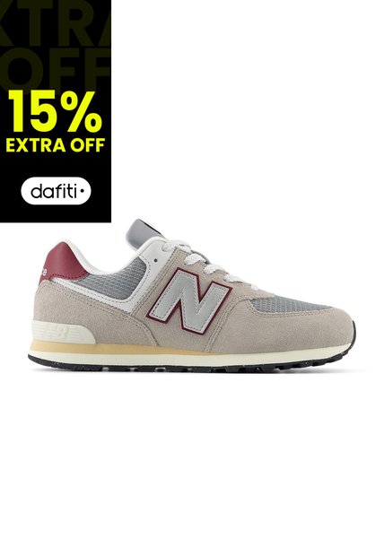 Tenis Deportivos New Balance Grade School 574 Gris Para Niño