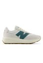 Tenis New Balance 370 Hombre-Gris/Verde de New Balance