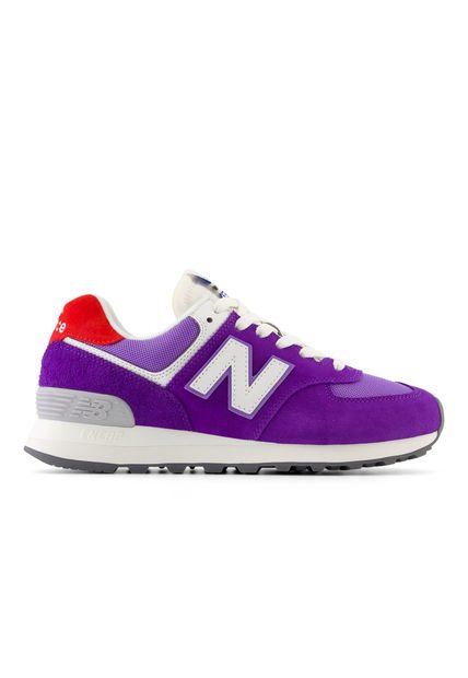 Tenis Deportivos New Balance Original 574 Púrpura Para Mujer