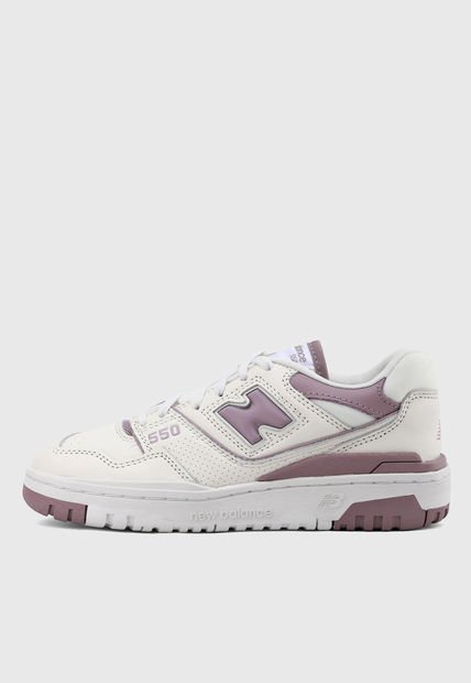 Tenis Lifestyle Marfil-Malva-Blanco new balance 550