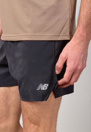 Pantaloneta new balance RC Reflective 5" Negro