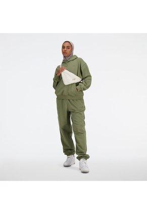 New Balance Buzo Hoodie Cerrado Para Mujer Terry New Balance