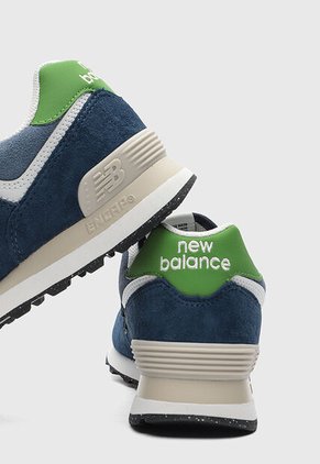 Tenis new balance 574 Azul
